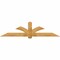 Ekena Millwork Redmond Rough Sawn Timber Gable Bracket, Western Red Cedar, 96"W x 24"H x 6"D x 6"F, 6/12 Pitch GBW096X24X0606RED00RWR - alternate 1